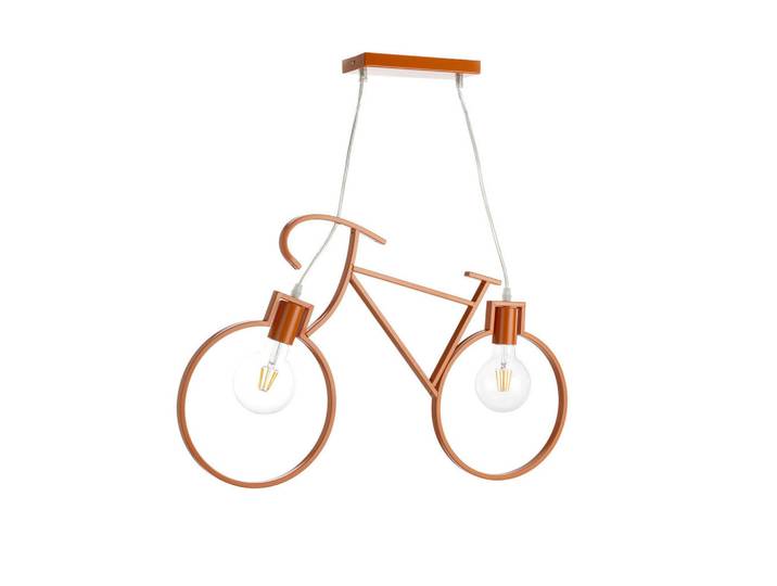 Kinderhängeleuchte, Orange, Metall, 4x125x67 cm, Lampen & Leuchten, Innenbeleuchtung, Kinderzimmerlampen, Kinderhängeleuchten