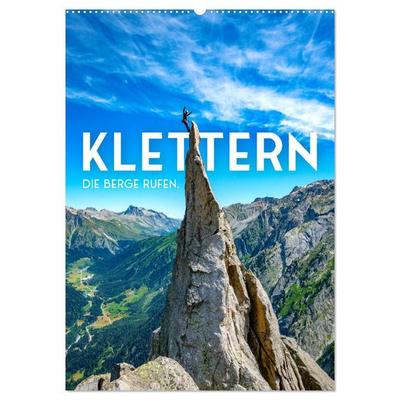 Klettern - Die Berge rufen. (Wandkalender 2026 DIN A2 hoch), CALVENDO Monatskalender