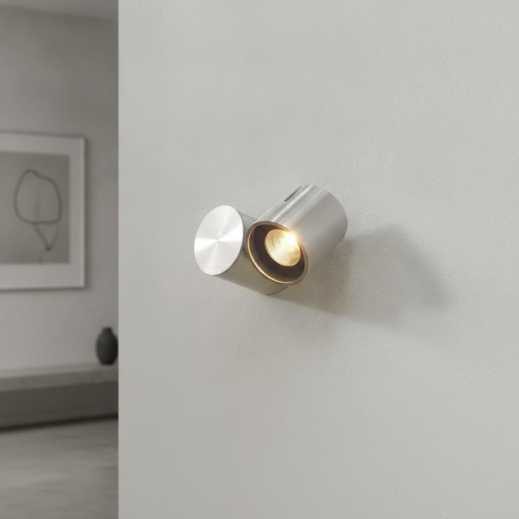 Artdelight Mayen Led wandspotje metaalgrijs aluminium - PL 7091 ALU