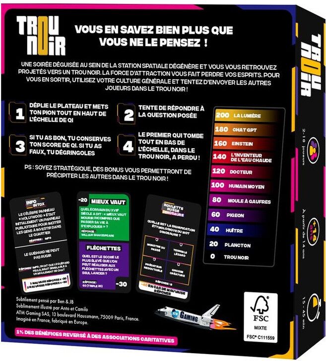 ATM Gaming Trou Noir