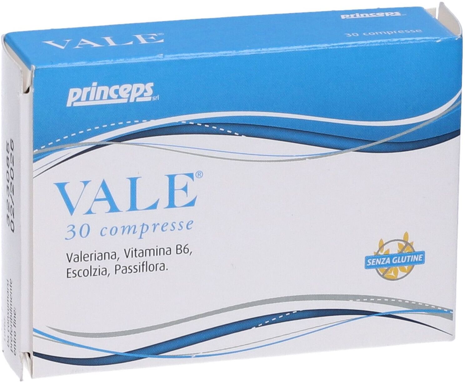 PRINCEPS Srl Vale 30 Compresse - Integratore Alimentare con Valeriana - Vitamina B6