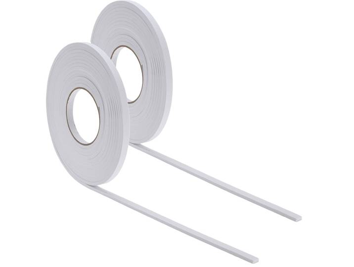 Zugluft-Stopper, Dichtungsband 2er-Set, 6 m x 1 cm, 5 mm dick, selbstklebend