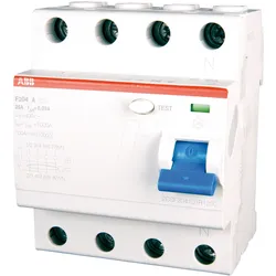 ABB F204A-4003 - Fehlerstromschutz-Schalter, 40 A, 30 mA, 4 polig
