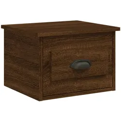 vidaXL Wand-Nachttisch Braun Eichen-Optik 41,5x36x28 cm