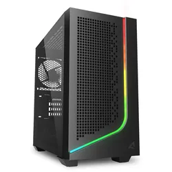 Sharkoon PC-Gehäuse J1000 ARGB Micro-ATX schwarz
