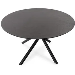 ESSTISCH mit Metallbeinen 120/76/120 cm