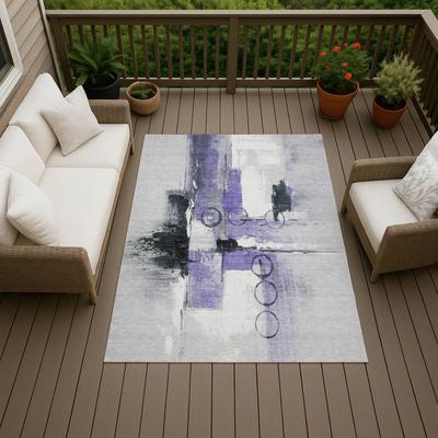 Addison Rugs Machine Washable Indoor/ Outdoor Modern Griffin Chantille Rug