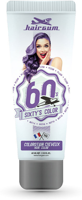 Hairgum SIXTY’S Color hair color #plum