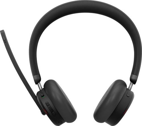 Lenovo 6550 - Headset - On-Ear - Bluetoo On Ear Headset Bluetooth, Kabellos Stereo Schwarz Mikrofon-Rauschunterdrückung, Noise