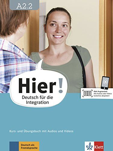 Susanne Anane - Hier! A2.2: Deutsch für die Integration. Kurs- und Übungsbuch mit Audios und Videos - Preis vom 07.10.2026 11:45:10 h