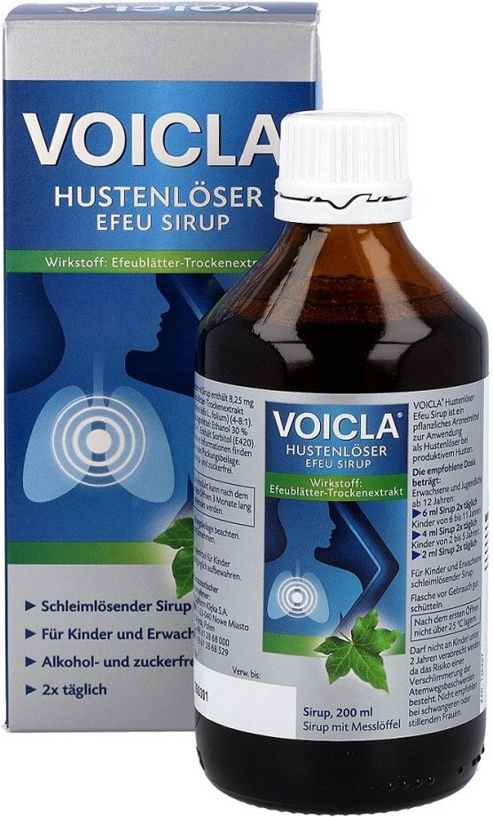 VOICLA Hustenlöser Efeu Sirup 200ml