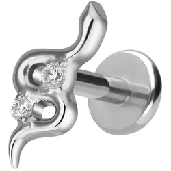 Titan Labret mit Push Fit SCHLANGE
