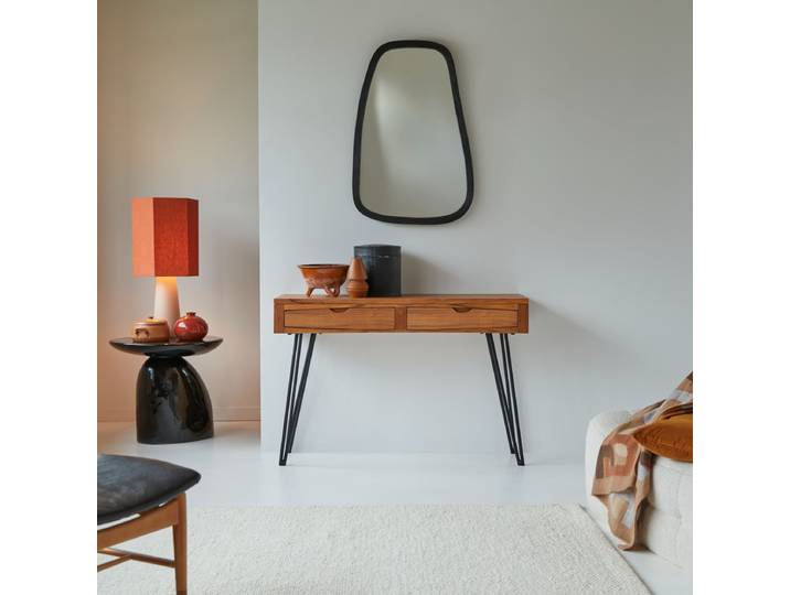 Konsole aus massivem Akazienholz Bonnie - Braun - Acacia
