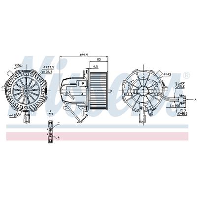 NISSENS Innenraumgebläse 87075 für Audi