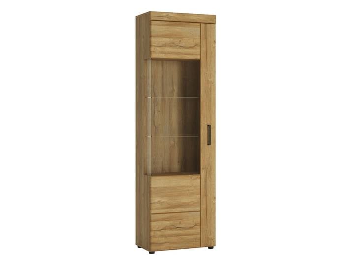 Vitrine CORTINA I 58 x 195 cm Eiche braun