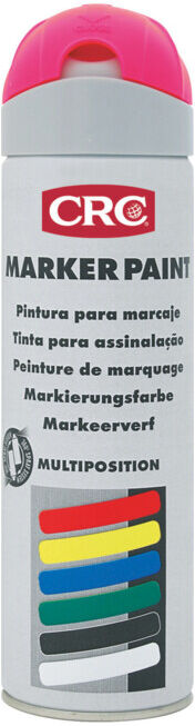 CRC Sprays de marquage MARKER PAINT, 500 ml, Couleur de marquage: F ; CRC Industries (10163-AA)