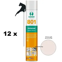 12 x Ramsauer Universal 1K PU Schaum 801 Plus B2 750ml Dose