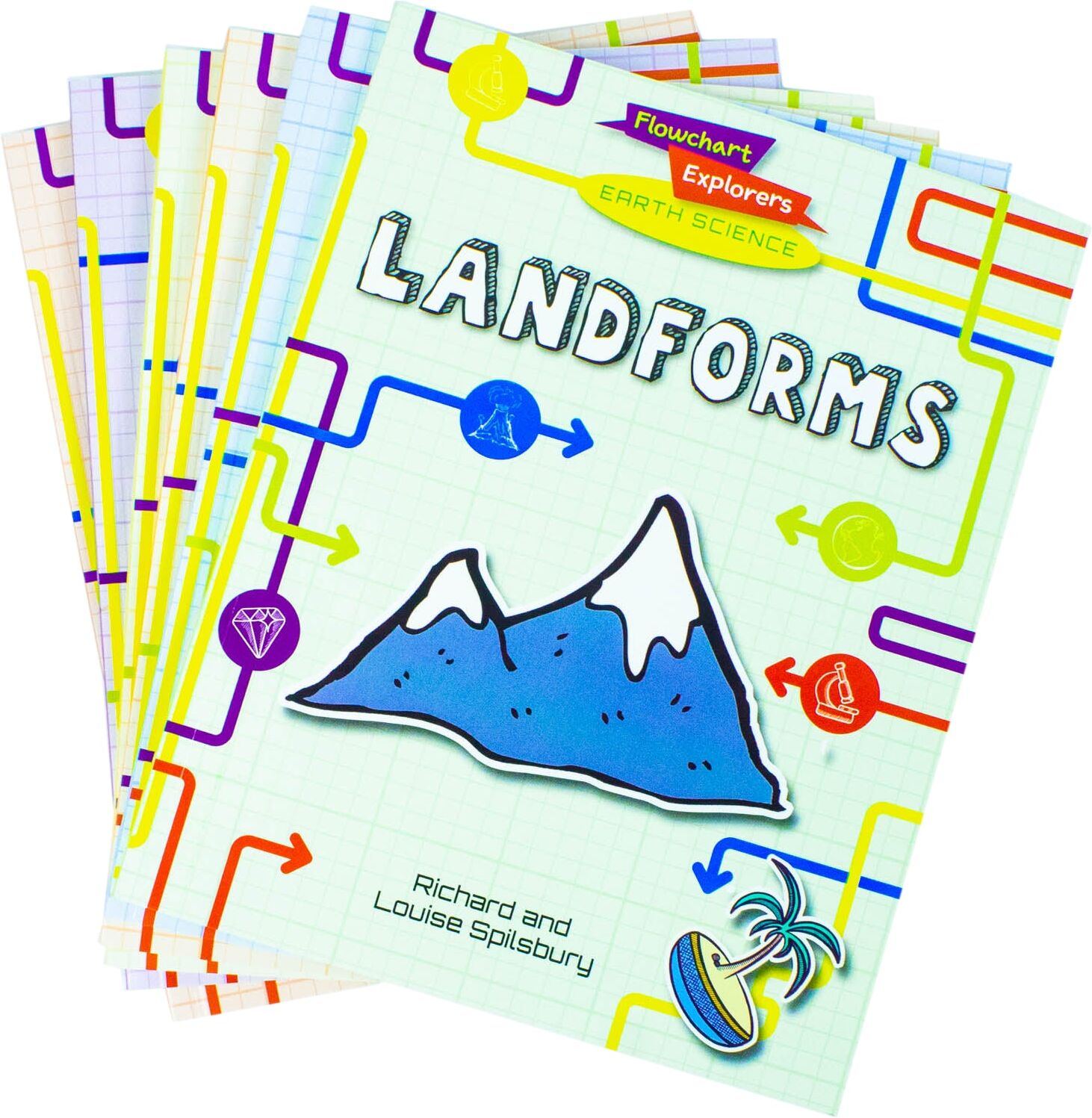 Fox Eye Publishing Flowchart Explorers Earth Science 6 Books Collection Set by Richard & Louise Spilsbury - Paperback - Ages 7-11 - KS2 Geography & Science Gift Set