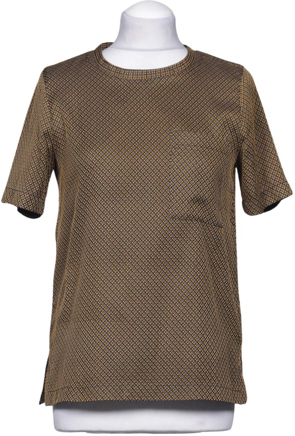 Club Monaco Damen Bluse, Braun, Gr. S, Synthetik - Second Hand