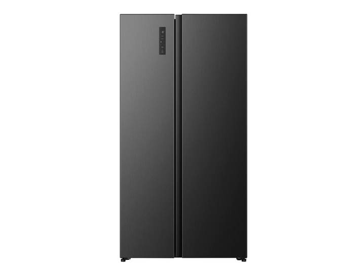 HISENSE Side-by-Side MS91558 , Energieeffizienz: C, schwarz (schwarz inox), B:91,1cm H:178,6cm T:61,5cm, Kühlschränke, MultiAirFlow-System, Side-by-Side