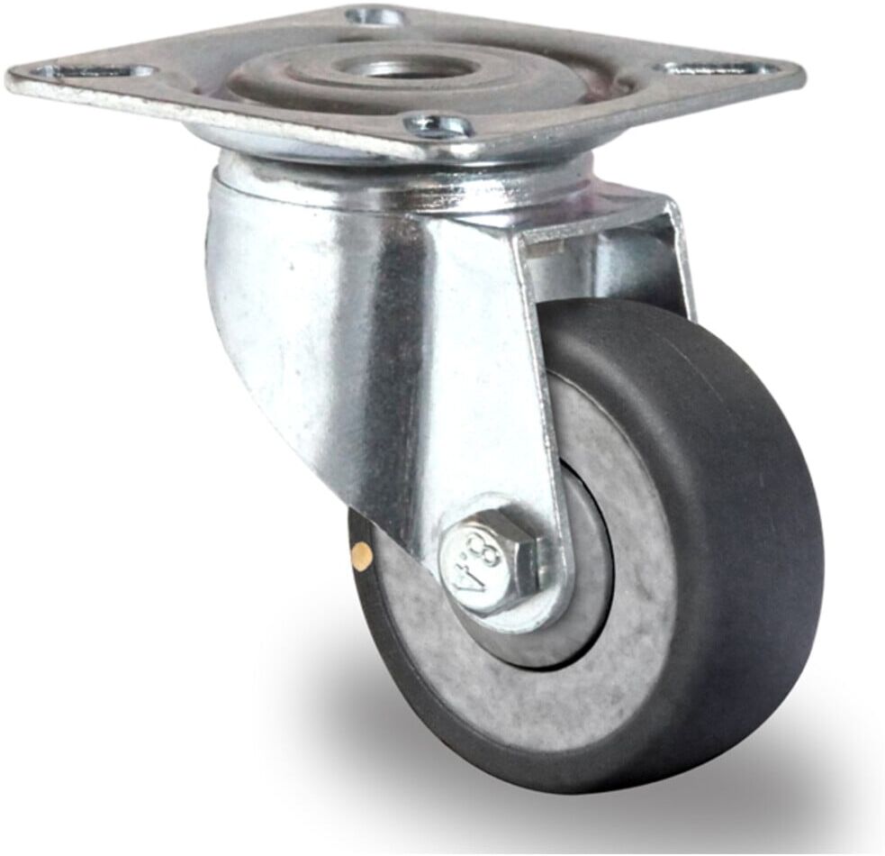 CASCOO Lenkrolle ø 75 mm Serie P2T2 (antistatisch) Gleitlager (SAPA2C0075P2T2P0NA)