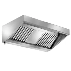 Wandhaube 1,0 x 0,9 m - mit LED Beleuchtung und Filter