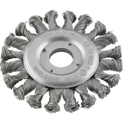 Rundbürste Stahl rechts/links gezopft 125x0,5mm