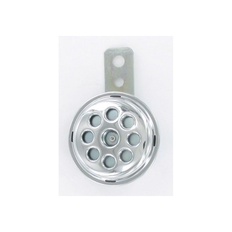 1Tek Origine Klaxon avertisseur chromé Ø 66mm 12V 105dB
