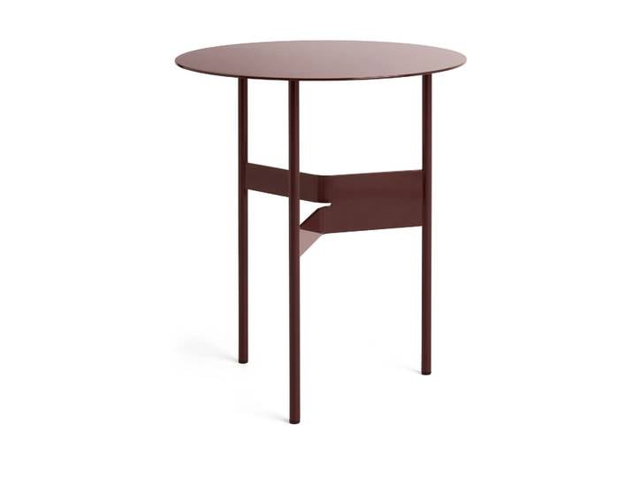 HAY Shim coffee table Beistelltisch Ø45 cm Bordeaux