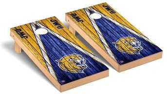 Skip's Garage Johnson & Wales Wildcats Triangle Cornhole Board Set