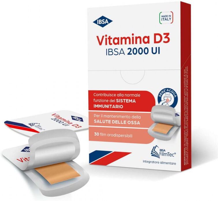 Ibsa Integratore Vitamina D3 2000ui Ossa Difese Immunitarie Film 30pz