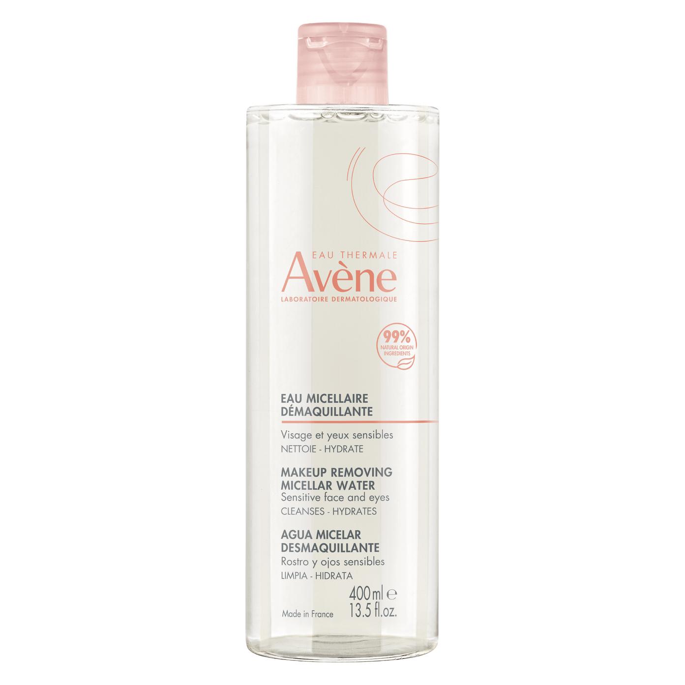 Avène Mizellen-Reinigungslotion zum Entfernen von Make-up (Make-Up Entferner, Mizellenwasser, 400 ml) (100025)