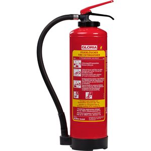 Gloria Feuerlöscher FA 6 Easy, 6 Liter, Fettbrandschaum, 13A, 75F, frostsicher, fluorfrei