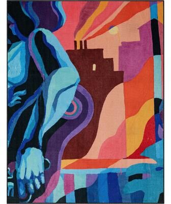 Well Woven x Misha Tyutyunik Sunday Jungle Aubade Rug