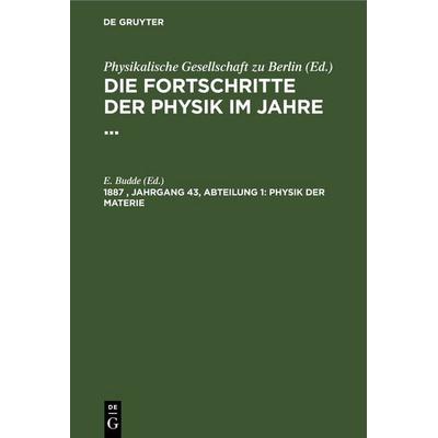 Physik der Materie, Gebundene Ausgabe von , De Gruyter, 978-3-11-236197-9