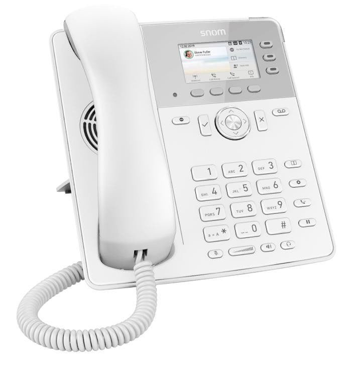 Snom D717 Voice-over-IP Internet Telefon weiß ohne Netzteil