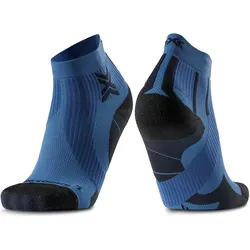 X-Bionic, Unisex, Sportsocken, X-Socks Run Perform Ankle (39 - 41), Blau, Schwarz