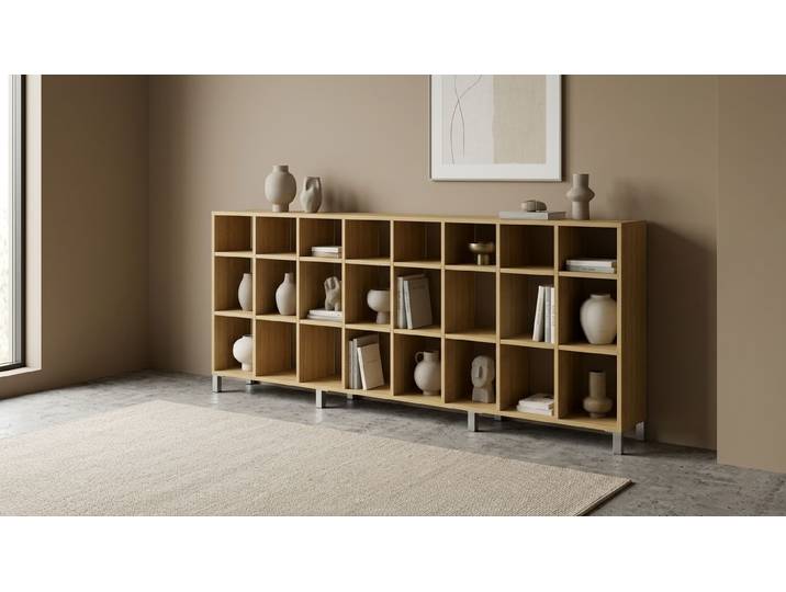 Breites Sideboard nach Maß Eiche Natur geölt