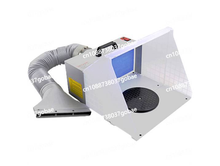 Boîte de peinture pour modélisation de loisirs, filtre de ventilateur d'extraction, aérographe, artisanat d'art // cabine de pulvérisation d'aérographe 220 ~ 240V/50HZ