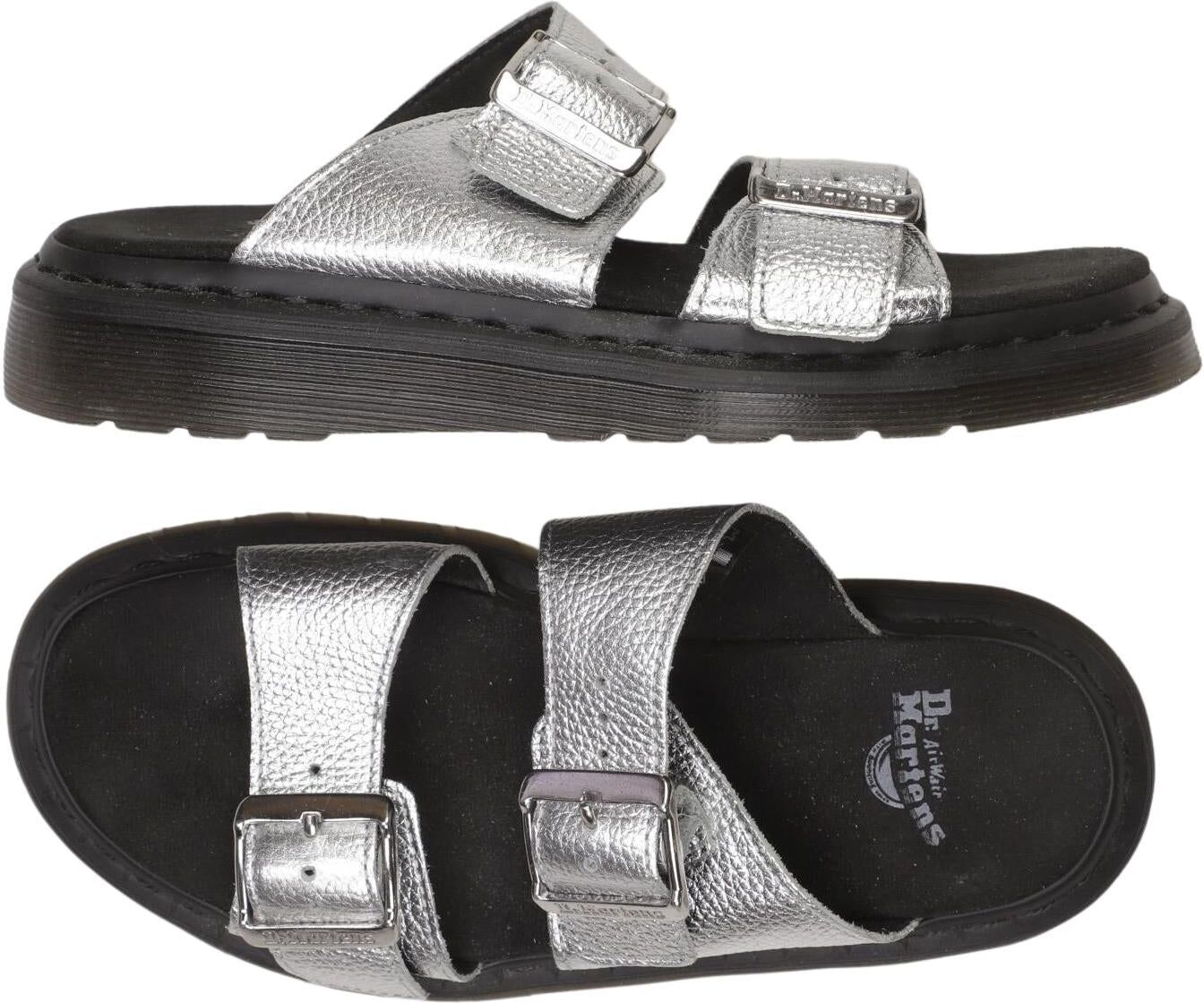 Dr. Martens Damen Sandalen, Silber, Gr. EU 37, Leder - Second Hand