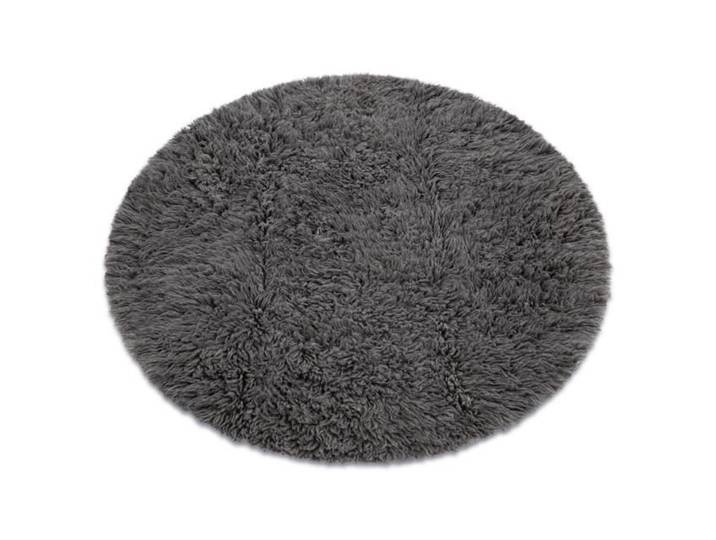 Tapis - FLOKATI - Cercle 110 cm - 100% Laine Naturelle - Hauteur de Fil 40 mm - Poids 1 10 kg/m2