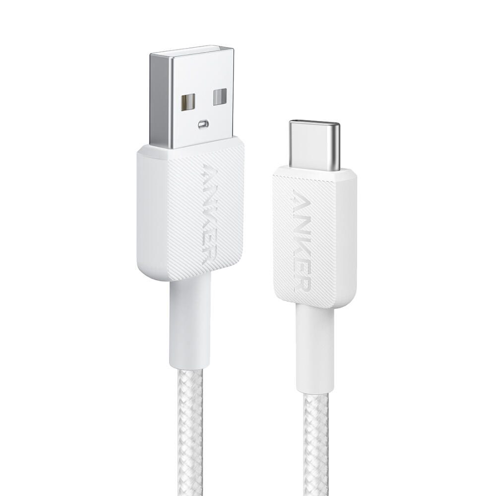 Anker 322 USB-A auf USB-C Kabel 90cm, Weiß A81H5G21
