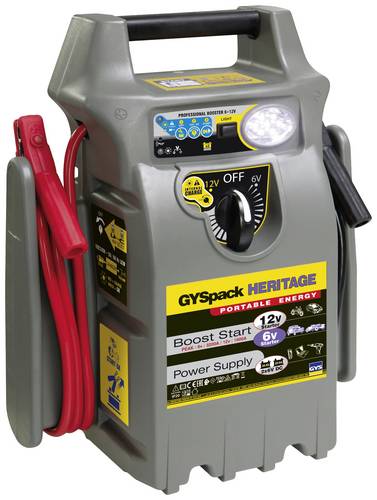 GYS Schnellstartsystem Gyspack Heritage 025844 Starthilfestrom (12 V)=450A Spannungswandler 230 V, Verpolungs- u. Elektronikschutz