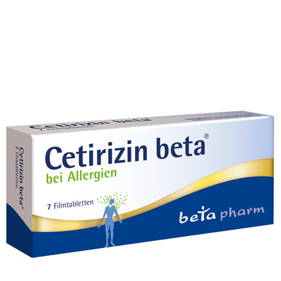 betapharm Arzneimittel GmbH CETIRIZIN beta Filmtabletten 7 St 02156858