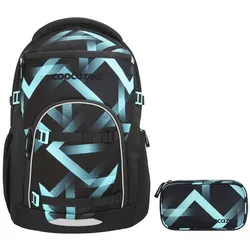 coocazoo BYTE Schulrucksack-Set 2tlg