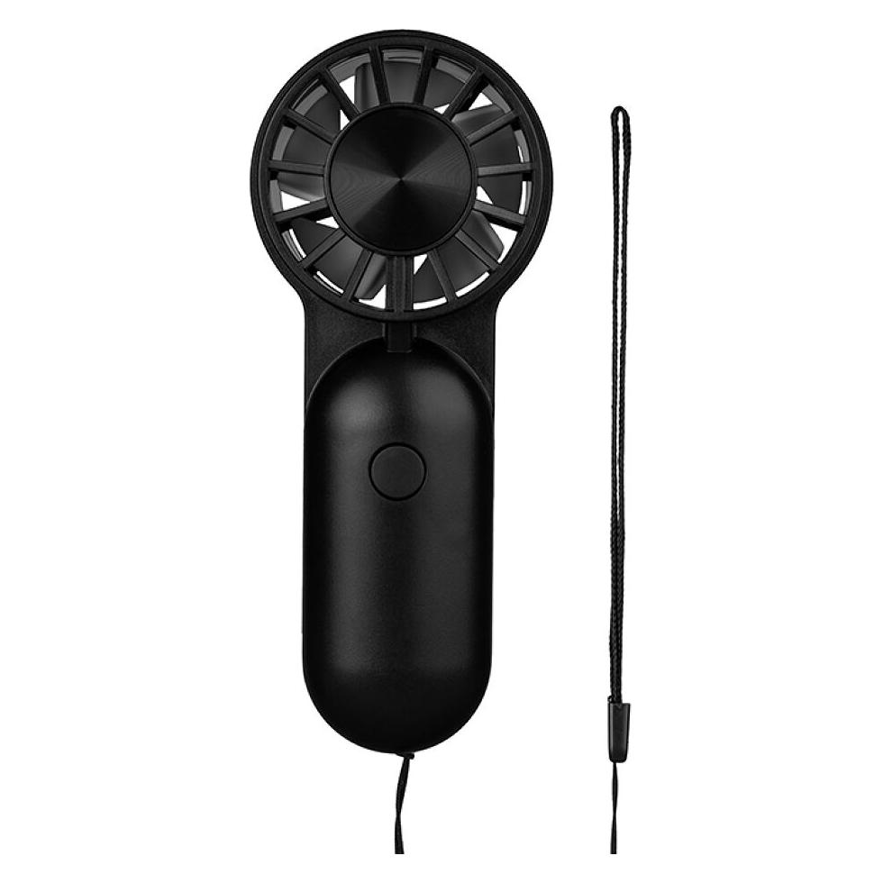Kikkerland - Mighty Mini Fan - 4.5 cm x 10.5 cm x 3.25 cm (FA12-BK)