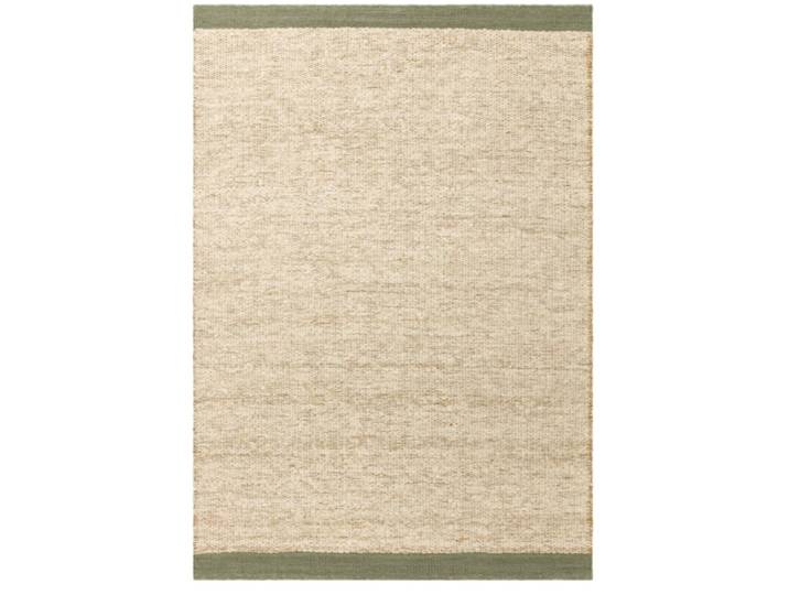 Tapis de salon moderne pure laine vert 160x230 cm