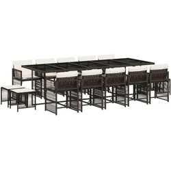 vidaXL, Gartentisch + Balkontisch, Kamelita (Glas) (275 x 275 x 73 cm)