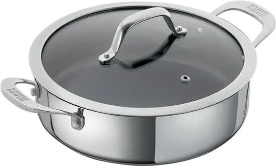 Kuhn Rikon Allround 28cm Non-Stick Shallow Casserole with Glass Lid