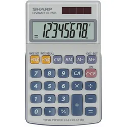 Sharp Taschenrechner EL-250S weiß